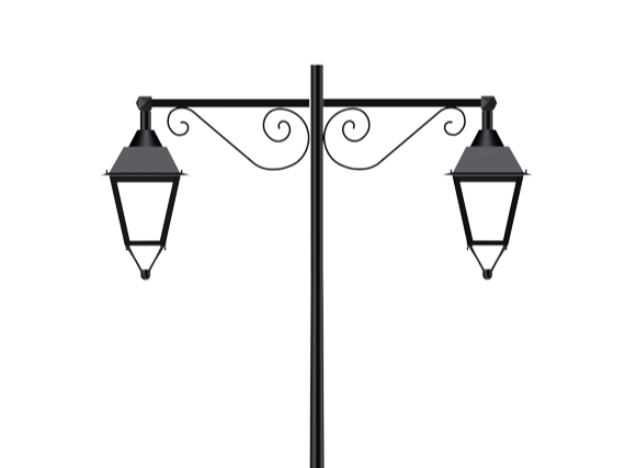 Luminaire Cilla avec crosse Vérone