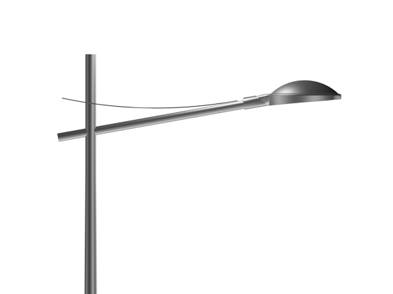 Luminaire Eclisse avec crosse Symphorine